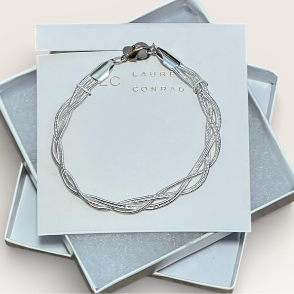 LC Lauren Conrad Jewelry - LC Lauren Conrad Silver Twisted Bracelet